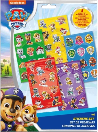 PAW PATROL Aufkleber – Set mit 92 Stück