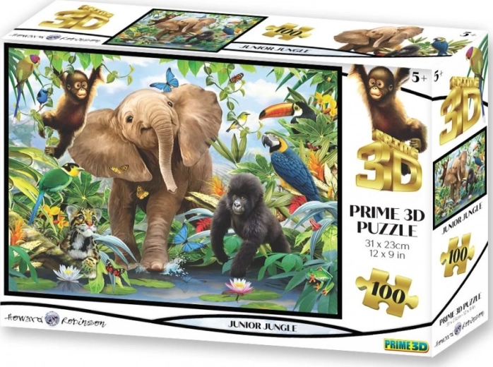 PRIME 3D Puzzle Dschungel 3D 100 Teile