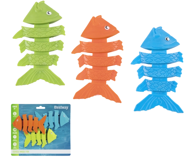 Taucher-Spielzeug Bestway Squiggle Wiggle Fische – 3 Stück