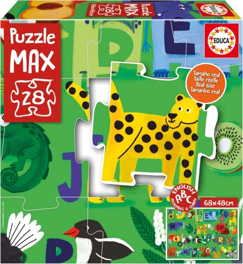 Educa Puzzle Tieralphabet 28 Teile