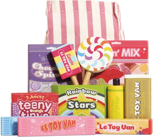 Le Toy Van Holz-Süßigkeiten-Set in Täschchen