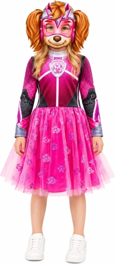 Leuchtendes Kinderkostüm Paw Patrol Skye – Kleid und Maske
