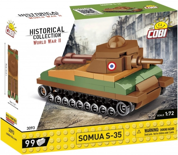 COBI Konstruktionsset Historical Collection Somua S-35 1:72
