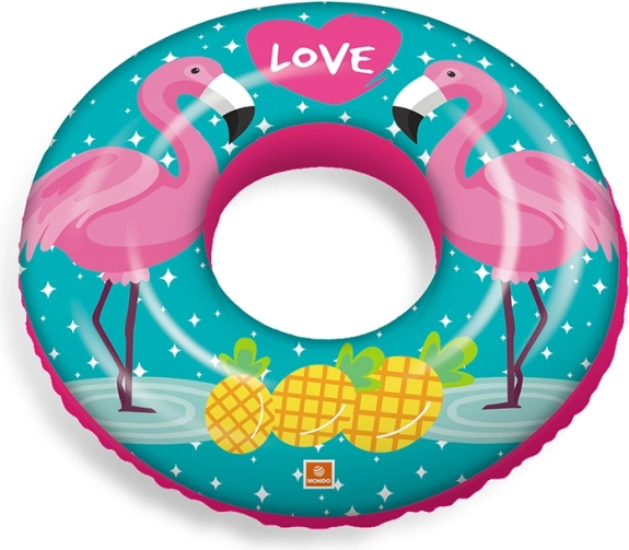 Aufblasbarer Ring mit Flamingos und Dschungel - 50 cm