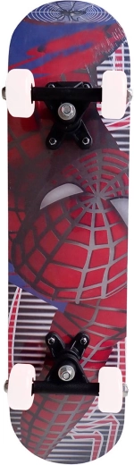 Kinder-Skateboard KUBIsport Spider-Man 58 × 16 cm bis 30 kg
