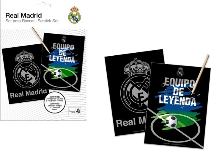 Kratzerbilder REAL MADRID – Kreativ-Set