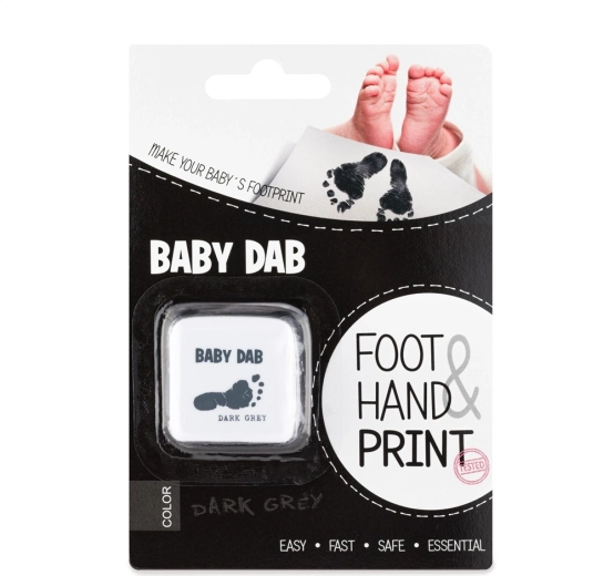 Baby Dab Farbe für Babyabdrücke – Grau