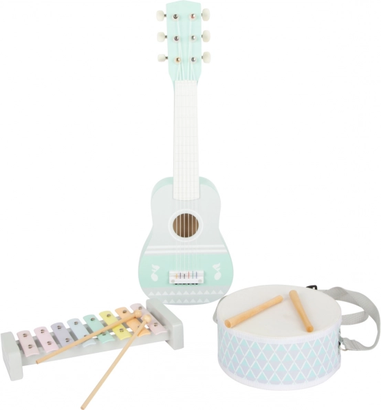 SMALL FOOT pastellfarbenes Musik-Set für Kinder (3-tlg.)