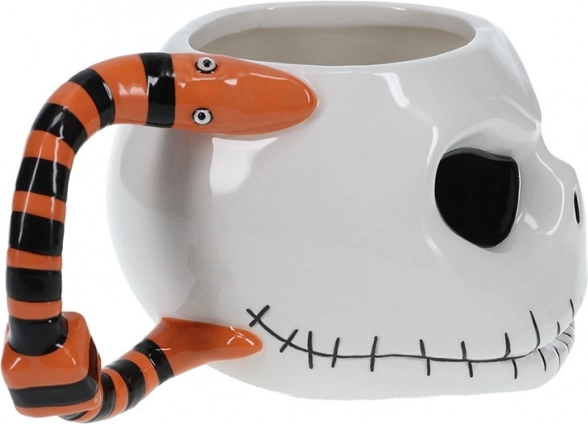 Keramischer 3D-Becher mit Motiv von Nightmare Before Christmas