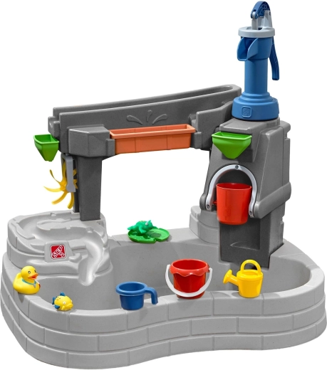 Step2 Wasserspieltisch Stein-Teich mit Pumpe und Zubehör