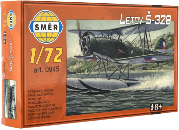 Kunststoffmodell des Flugzeugs Letov Š-328 im Maßstab 1:72