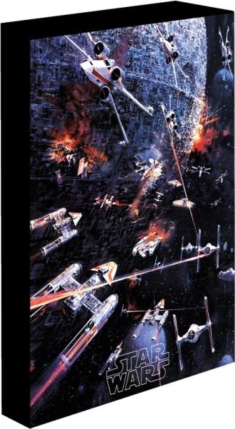 Leuchtbild LED 30x40 cm Star Wars
