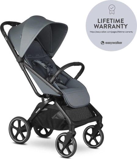 Easywalker Sportkinderwagen Rockey L Smooth Grey