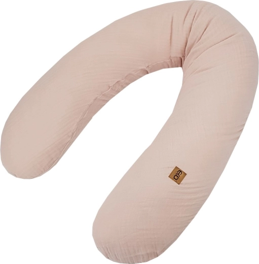 EKO Musselin-Stillkissen powder pink 180 cm