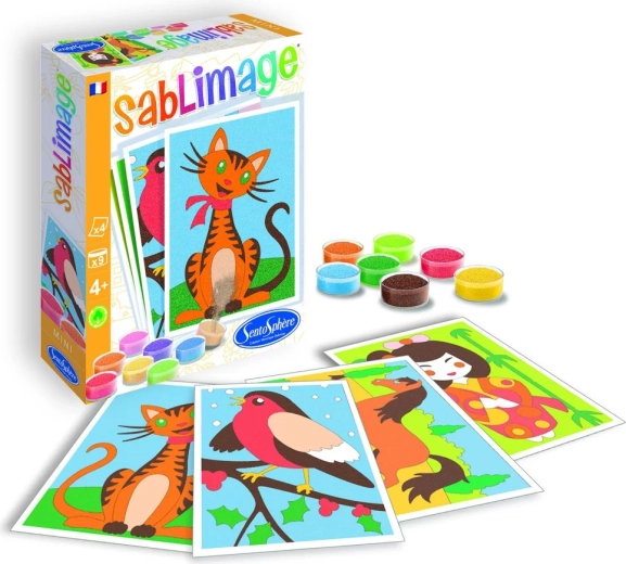 Sentosphere Sablimage mini Sandbilder Kuschelfreunde