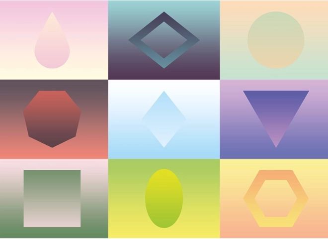 Puzzle Geometrie 1000 Teile CLOUDBERRIES