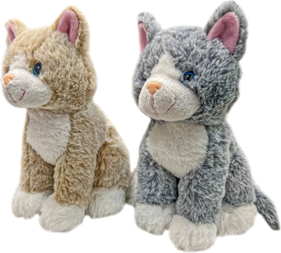 Plüschkatze 23 cm – kuscheliger Schmusefreund für Kinder ab Geburt