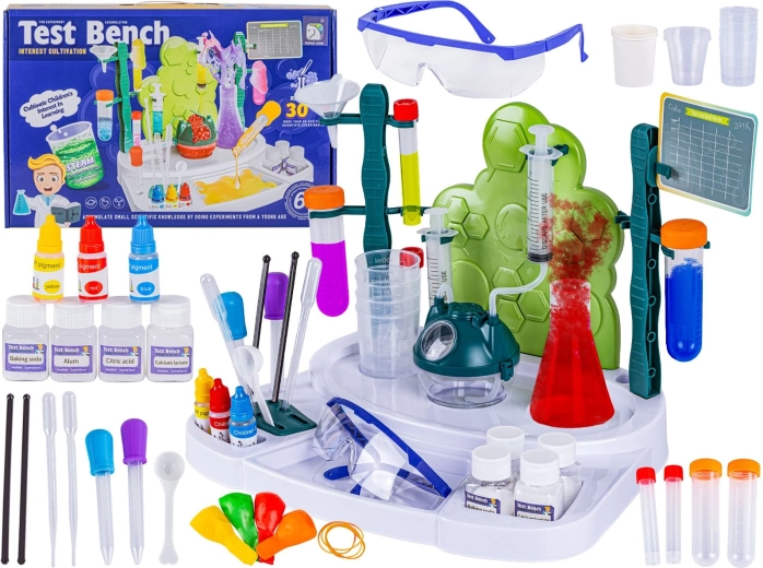 Heimlabor – Werkstatt des kleinen Chemikers, Experimentierset für Kinder