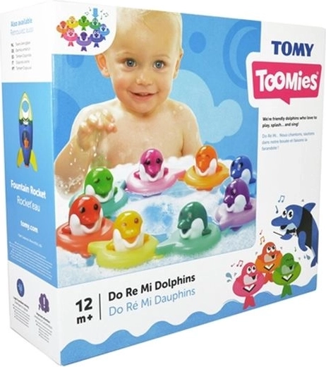 TOMY Toomies musikalische Bade-Delfine