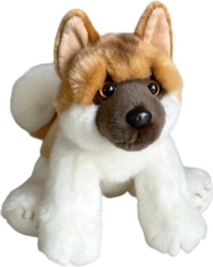 Sitzender Plüschhund Akita 28 cm