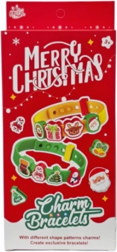 Kreativset mit Weihnachtsperlen zur Herstellung von Armbändern