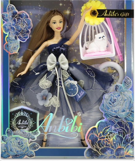 Anbibi Blumen-Puppe Anetka 28 cm