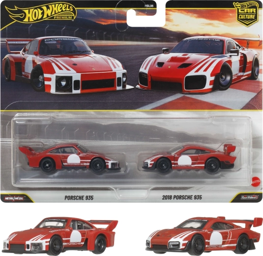 Hot Wheels Premium Doppelpack PORSCHE 935 + 2018 PORSCHE 935