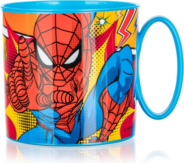 Kinder-Kunststoffbecher SPIDER-MAN 350 ml, blau