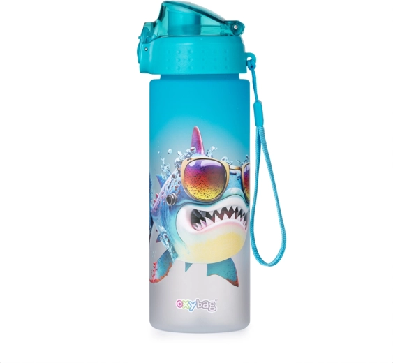 Trinkflasche OXY Click 600 ml Crazy Animals Hai