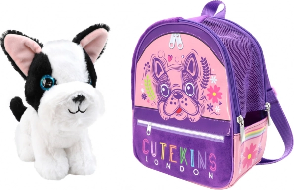 Plüsch-Hündchen mit Kinder-Rucksack CUTEKINS