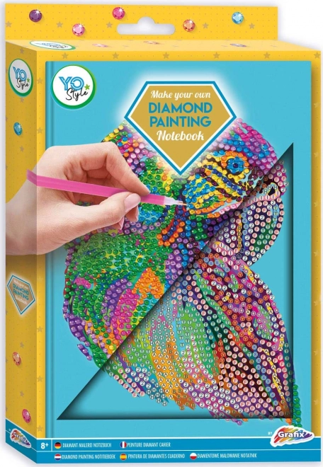 Grafix Diamantmalerei Block A5 Papagei