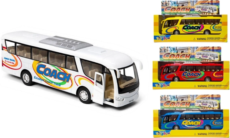 Metallbus mit Pull-Back-Antrieb Kinsmart