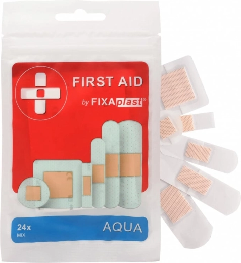 Fixaplast First Aid Aqua Mix wasserfeste Pflaster (24 Stk.)