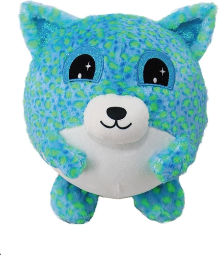 Aufblasbarer Plüsch-Teddybär blau 23 cm