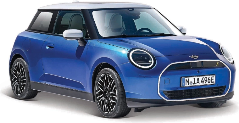 Maisto Special Edition Automodell Mini Cooper SE 1:24 blau