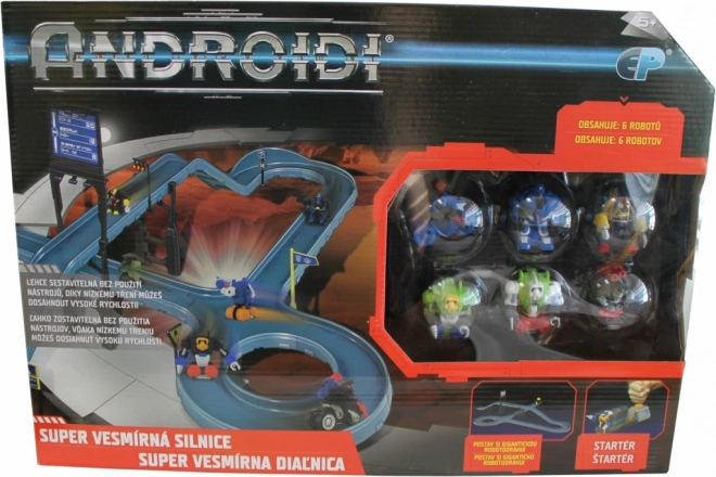 Androids Super-Weltraumstraße – Action-Spielset mit Robotern