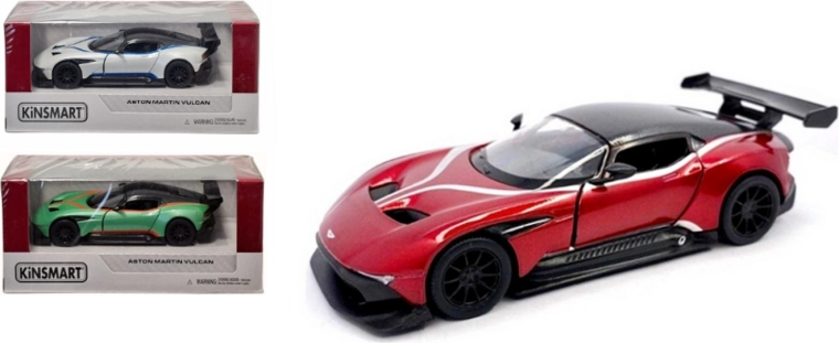 Kinsmart Aston Martin Vulcan 1:38 – Metallmodellauto mit Pull-Back-Antrieb