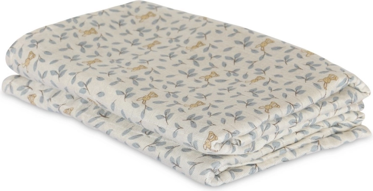 NUUROO Josefine Musselin-Bambuswindeln Bunny Leaf - 2 Stk.