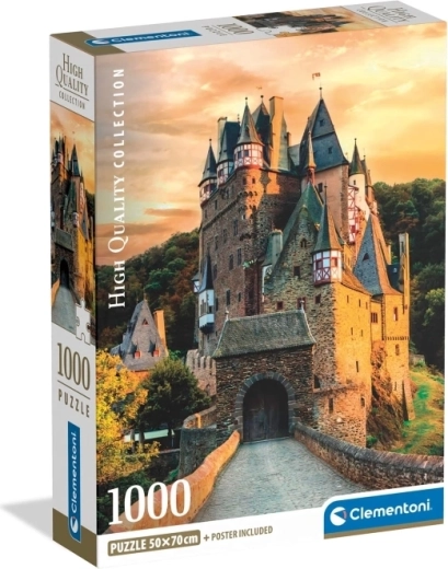 Puzzle CLEMENTONI Goldene Stunde auf Burg Eltz 1000 Teile