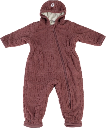 LODGER Fleece-Overall Skier Empire Rosewood 0–3 Monate