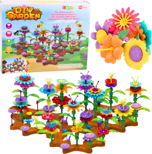 Konstruktionsset Blumen Kreativer Garten 148 Stück