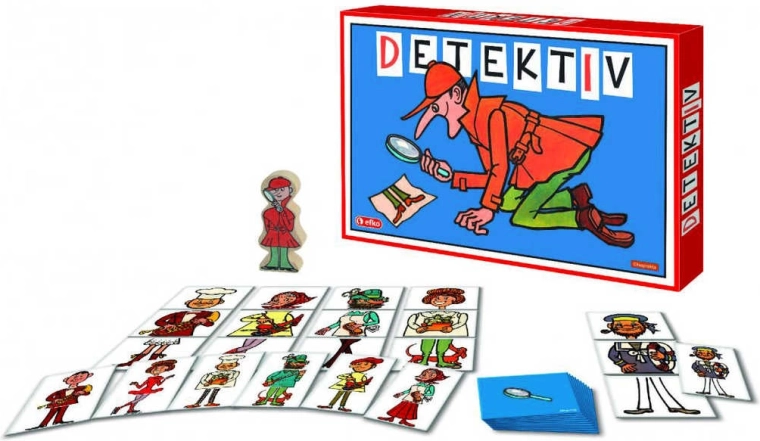 Efko Retro-Reaktionsspiel Detektiv Zavřiočko