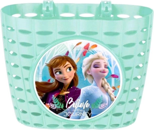 Türkiser Kinder-Fahrradkorb Disney Frozen