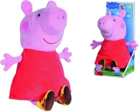 Plüsch-Schweinchen Peppa mit Sound 22 cm