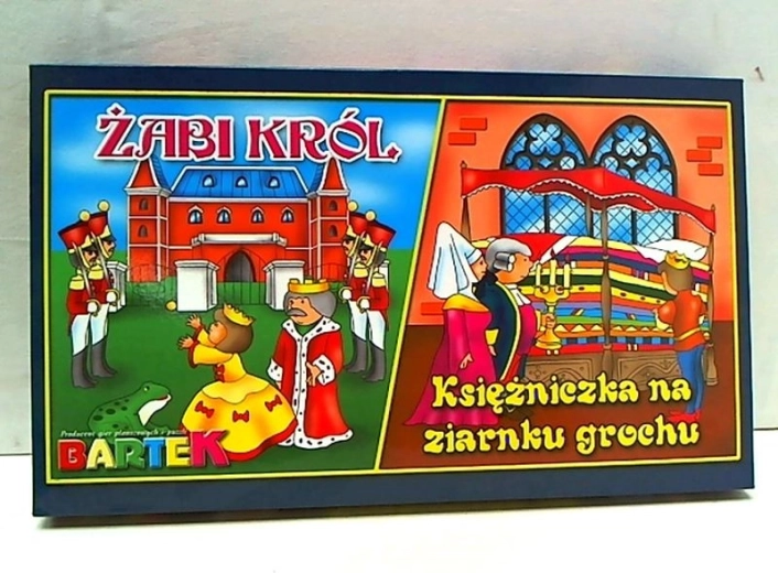 Gesellschaftsspiel 2 Spiele: Der Froschkönig und Die Prinzessin auf der Erbse