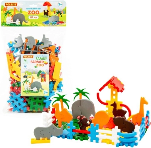 Bausatz Blok Zoo – 117 Teile