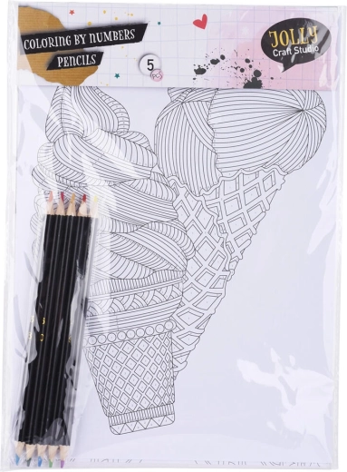 Malbuch-Set A4 mit doppelseitigen Buntstiften