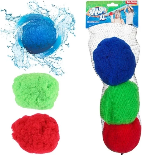 Toi Toys SPLASH Super-Splash-Bälle XL 15 cm – 3 Stück im Netz