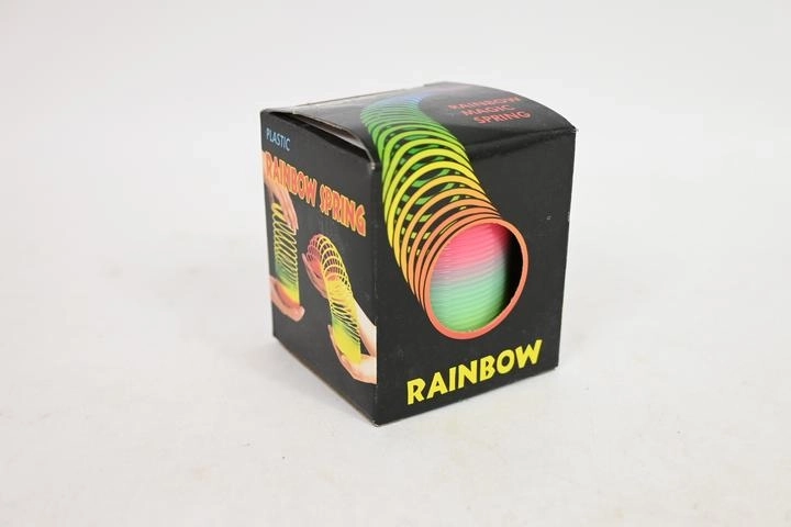 Regenbogen-Slinky-Feder 5 cm in Box