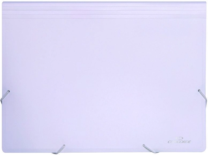 Dokumentenmappe mit Gummiband A4, 13 Fächer, weiß